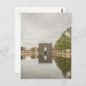 herdenking van de stad oklahoma briefkaart (Voorkant / Achterkant)