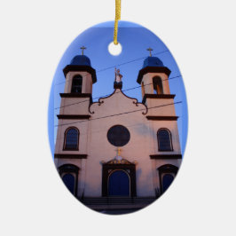 Herdenking van de vissers keramisch ornament