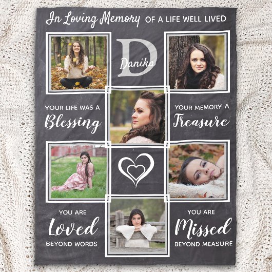 Herdenking van familieleden Keepomwille Foto Colla Fleece Deken