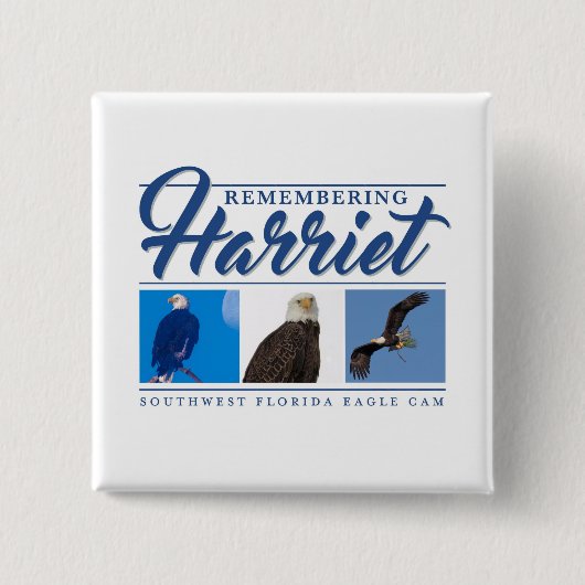 Herdenking van Harriet SWFL Eagle Cam Button (Voorkant)