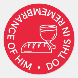 Herdenking van Hem Communie Stickers