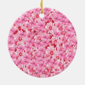 Herdenking van het Afstuderen van de roze Cherry B Keramisch Ornament (Achterkant)