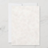 Herdenking van het leven Memorial Foto Boho White Kaart (Achterkant)