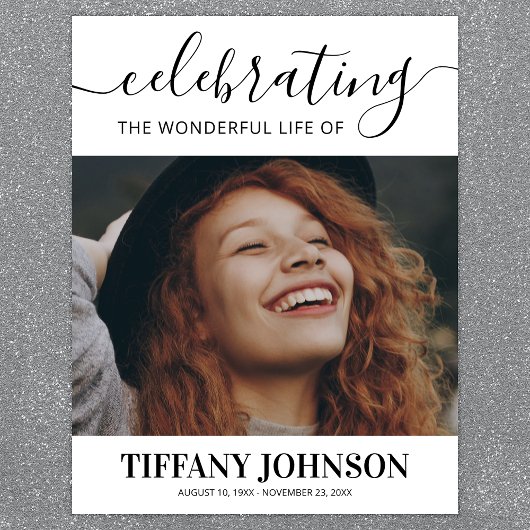 Herdenking van het Leven Memorial Poster