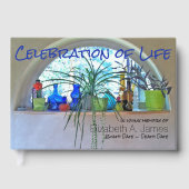 Herdenking van het leven Memorial still Window Gastenboek (Voorkant)