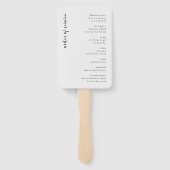 Herdenking van het Leven | Uitvaartdienst Programm Handwaaier (Achterkant)