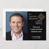 Herdenking van het leven van het geheugen van de b kaart (Voorkant / Achterkant)