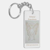 Herdenking van holocaust — Bewustmaking van koolst Sleutelhanger (Voorkant Links)