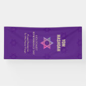 Herdenking van holocaust Dag Memorial YOM HASHOAH Spandoek (Horizontaal)