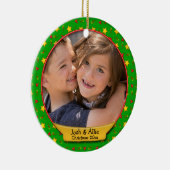 Herdenking van Kerstmis Herinneringen ・ Kunst en s Keramisch Ornament (Rechts)