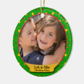 Herdenking van Kerstmis Herinneringen ・ Kunst en s Keramisch Ornament (Links)