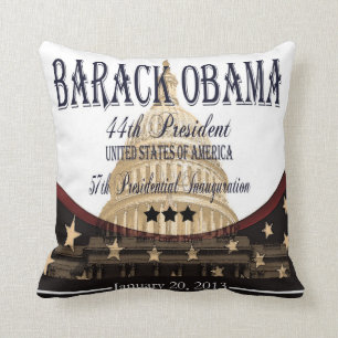 Herdenking van Obama 2013 Kussen