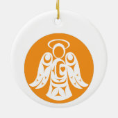 Herdenking van onze kinderen keramisch ornament (Achterkant)