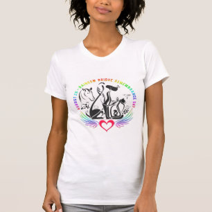 Herdenking van regenboogbrug Dag Dames T-Shirt