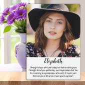 Herdenking van sympathie voor Memorial Foto Keepas Fotoplaat