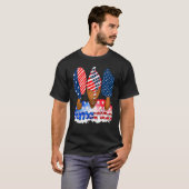 Herdenking vierde dag van de feestdag in juli t-shirt (Voorkant volledig)