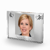 Herdenking voor geliefde één, hart en Rozen, foto (Rechts)