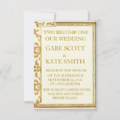  Herdenking WEDDING INVITATIE Kaart (Voorkant)