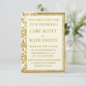  Herdenking WEDDING INVITATIE Kaart (Staand voorkant)