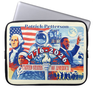 Herdenkings- 1776-2026 USA Semiquincentennial Laptop Sleeve