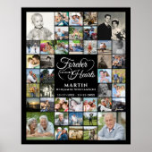 Herdenkings- 42 Foto Collage NOOIT VERGETEN Poster (Voorkant)