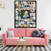 Herdenkings- IN LIEVENDE HERINNERING 55 Foto Colla Canvas Afdruk (Insitu (Woonkamer))