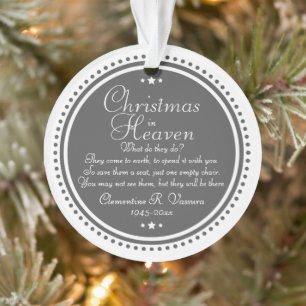 Herdenkings Kerst In De Hemel Foto Acryl Ornament