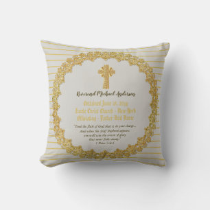 Herdenkings-ORDINATIE geschenk Priester Dominee Di Kussen