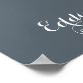 herdenkingsboviene rode bosvogel poster (Hoek)