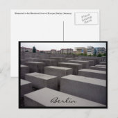 herdenkingscentrum holocaust europa briefkaart (Voorkant / Achterkant)