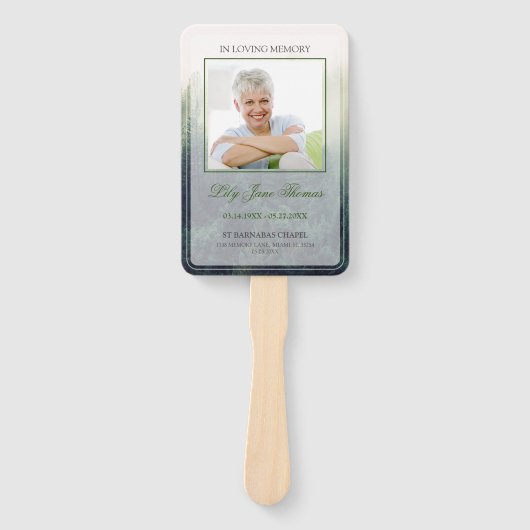 herdenkingsceremonie in het kader van het begrafen handwaaier (Voorkant)