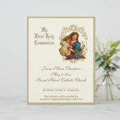 Herdenkingscertificaat katholieke Heilige Communie (Staand voorkant)