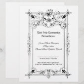 Herdenkingscertificaat voor legante Heilige Commun (Voorkant / Achterkant)