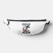 Herdenkingsdag Anker Herinneren Eer Vintage T-shir Heuptasje (Liggend)