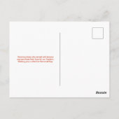 Herdenkingsdag Briefkaart (Achterkant)