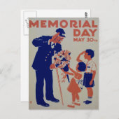 Herdenkingsdag Briefkaart (Voorkant / Achterkant)