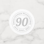 Herdenkingsdag geviering gepersonaliseerd confetti (Kleine voorkant)