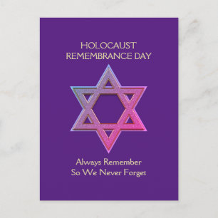 Herdenkingsdag holocaust briefkaart