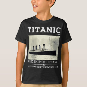  herdenkingsdag RMS 1912, het schip T-shirt