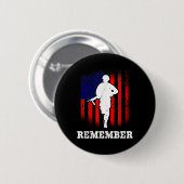 Herdenkingsdag Ronde Button 5,7 Cm (Voorkant /achterkant)