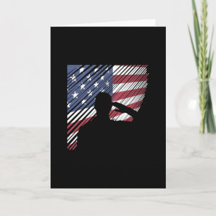 Herdenkingsdag Veterans Day Amerikaanse vlag solda Kaart