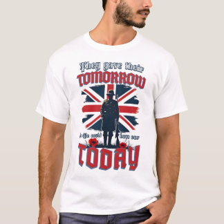 Herdenkingsdag voor veteranen Britse soldatenleger T-shirt