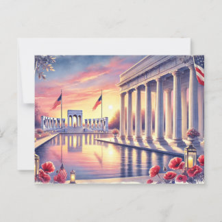 Herdenkingsdag, VS Briefkaart