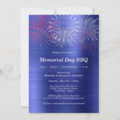 Herdenkingsdag Vuurwerk Barbecuefeest Kaart (Voorkant)