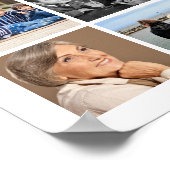 Herdenkingsdienst 33 Foto Collage Script Ter naged Poster (Hoek)