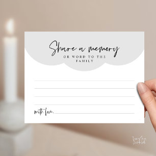 Herdenkingsdienst, Deel een herinnering Herdenking Briefkaart