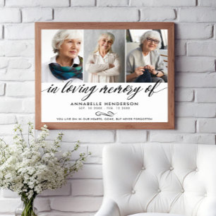 Herdenkingsdienst Foto Ter Nagedachtenis Poster