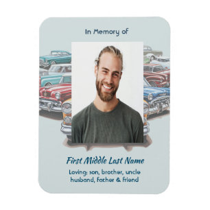 Herdenkingsdienst Klassieke Vintage Auto Magneet