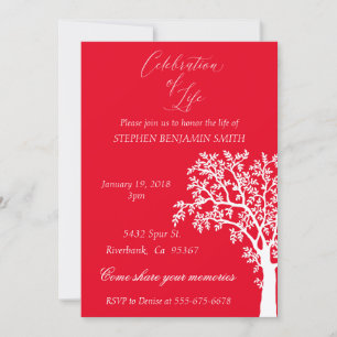 Herdenkingsdienst Navy Boom Viering van het Leven Kaart