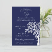 Herdenkingsdienst Navy Tree Kaart (Staand voorkant)